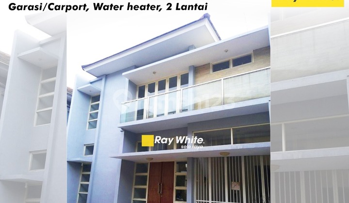 Dijual Rumah 2 Lantai Tengah Kota Solo, di Mangkubumen, Siap Huni