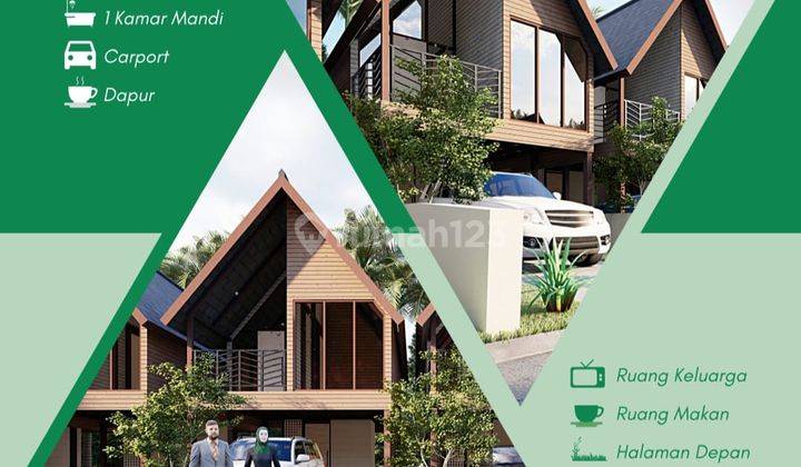 Menarik Didaerah Wisata Dgn Harga 300jt Bisa Dicicil Flat 3jt Max 8tahun. Bangunan Kokoh Dgn Arsitektur Unik Terkesan Mewah Diview Perumahan Indah Ciwidey  3