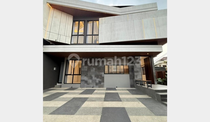 Rumah Mewah 2 Lantai, Modern Minimalist di Manyar Surabaya 1