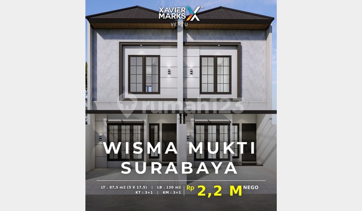 Rumah Baru Gress, 2 Unit, Wisma Mukti, Klampis, Surabaya Rumah Baru Gress, 2 Unit, Wisma Mukti, Klampis, Surabaya