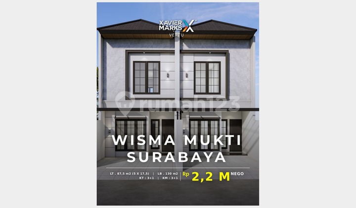 Rumah Baru Gress, 2 Unit, Wisma Mukti, Klampis, Surabaya 2