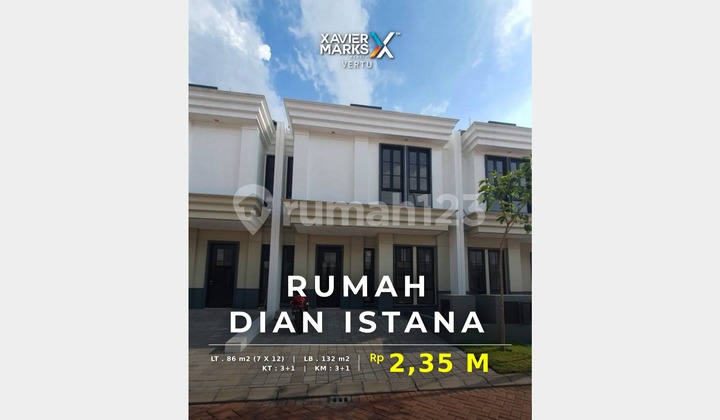 New House, 2 Floors, Dian Istana the White House, Surabaya