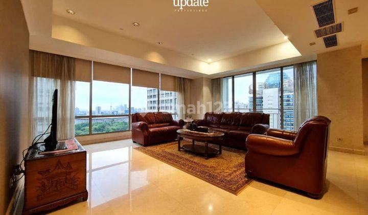 Sudirman Mansion, Scbd, 4 Br + Maid, 476 M2, Mid Floor, Furnished, Limited Unit, Good Condition 1