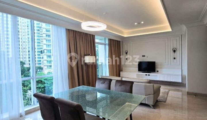 THE PAKUBUWONO VIEW, SIMPRUNG, 2 KAMAR TIDUR - PRIVATE LIFT, DENGAN LAYOUT TERBAIK DAN DAPUR TERTUTUP LEBIH LUAS, KONDISI FURNISHED DAN TERAWAT