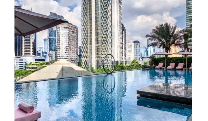 SUPER EXCLUSIVE!! THE LANGHAM RESIDENCE, LUXURIOUS COMPLEX AT MOST PRESTIGIOUS AREA SCBD, TYPE 3 BEDROOM SEMI FURNISHED CONDITION 2