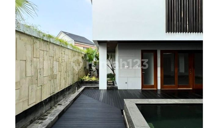 Brand New Luxury Modern Tropical House in Pondok Indah, Corner Position Complete with Swimming Pool and Basement Parking 2