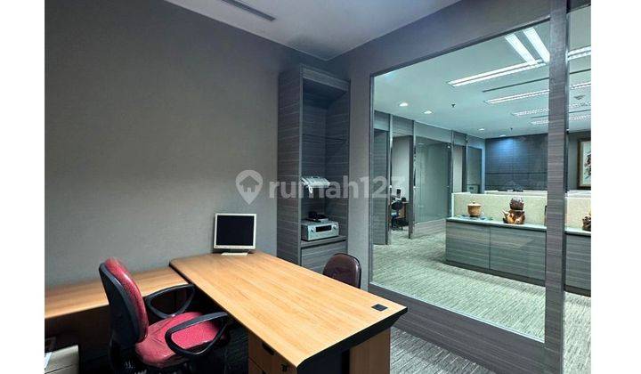 Office Space Equity Tower, Scbd, Size 221 M2, Semi Furnished, World Class Building 2