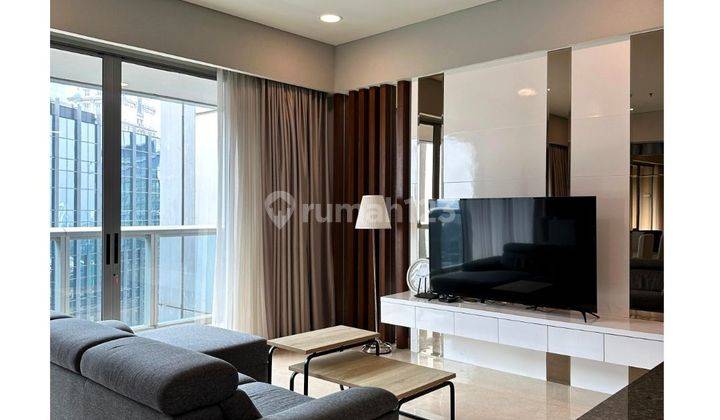 ANANDAMAYA RESIDENCES, SUDIRMAN, JAKARTA SELATAN, 3 BEDROOM WITH BALCONY AND MINIMALIST CONCEPT UNIT WITH NICE OPEN KITCHEN AREA, GOOD CONDITION 2