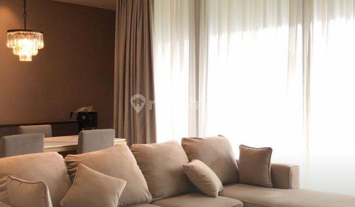 Casa Domaine, Sudirman, Jakarta Selatan, Tipe 3 Kamar Tidur, Ada Balocny, Kondisi Tersewa Furnished, Harga Murah 1