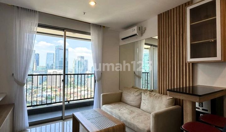 READY TO OCCUPY THE NEWTON 1, CIPUTRA WORLD 2 JAKARTA, 2 BEDROOM, WELL-MAINTAINED, HIGH FLOOR & CITY VIEW