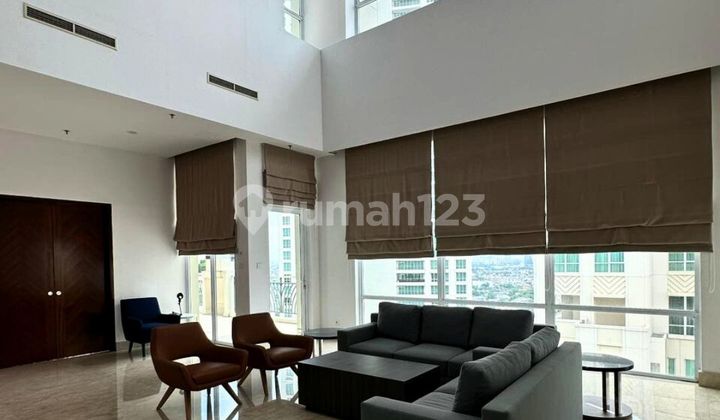 Prestigious Unit!! Rare Opportunity Pakubuwono Residence, Two-Story Duplex Penthouse Layout 1100 Sqm, Semi-Furnished with Private Swimming Pool and City View