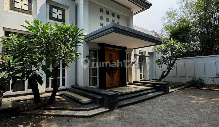 Rumah Modern Etnic, Menteng, Jakarta Pusat, Lokasi Premium, Kondisi Terawat Siap Huni, Layout Kotak 1