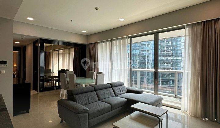 ANANDAMAYA RESIDENCES, SUDIRMAN, JAKARTA SELATAN, 3 BEDROOM WITH BALCONY AND MINIMALIST CONCEPT UNIT WITH NICE OPEN KITCHEN AREA, GOOD CONDITION 1