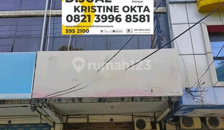 Butuh Jual Cepat Ruko Rmi (Ruko Manyar Indah)Hadap Kebun Bibit 4 Lantai Hanya 2,6 Milyar