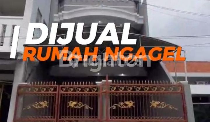 RUMAH NGAGEL WASANA,2 LANTAI 5 KMR TIDUR,TERAWAT SIAP HUNI !
