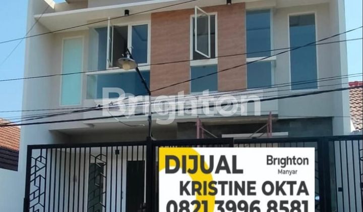 SUTOREJO PRIMA. NEW 2LANTAI, LEBAR 9. BEBAS BANJIR