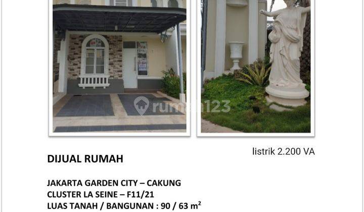 JGC Cakung Rumah Baru Hadap Timur sudah HGB 1.75M 2