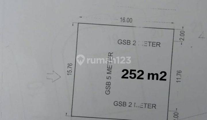 The Avani Kavling Hoek Taman Lt 252m2 Barat-Selatan 10.5juta 2