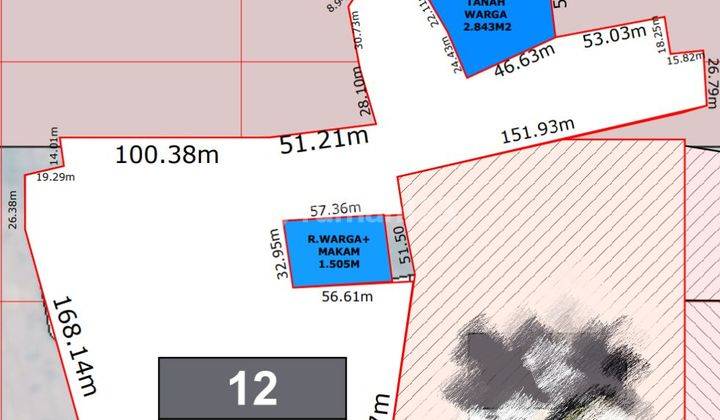 Cikande Serang Lahan 4.9Ha Komplek Kawasan Industri 1.2jt/ m2 1