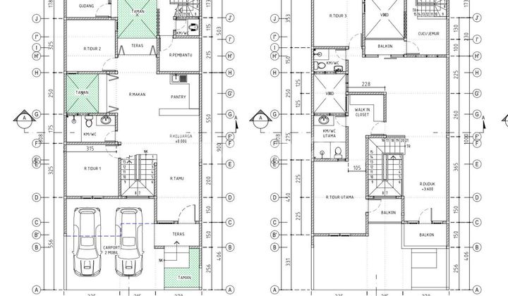 Griya Loka New House with Front, Side, and Back Garden, 3m 2