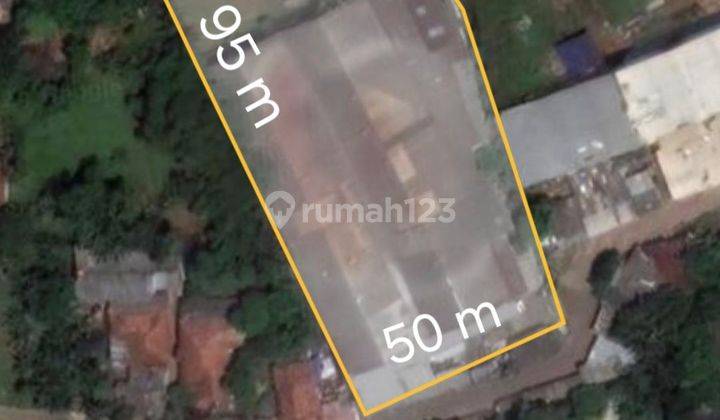 Gunung Sindur Tanah 4.745m2 Bonus Gudang Investasi 2.1juta/M2 1