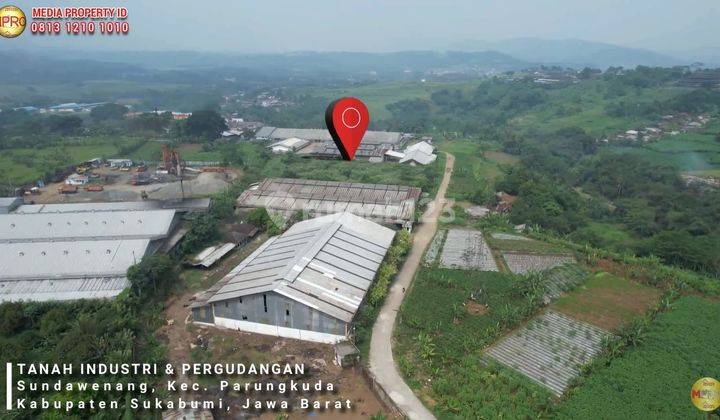 Jual Tanah Industri Dan Pergudangan di Parungkuda Sukabumi, Ppn 5