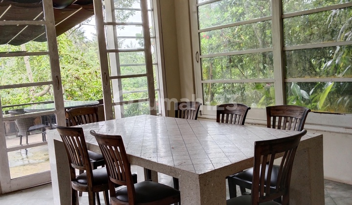 Modern river villa, calm and cool environment in the Ubud area