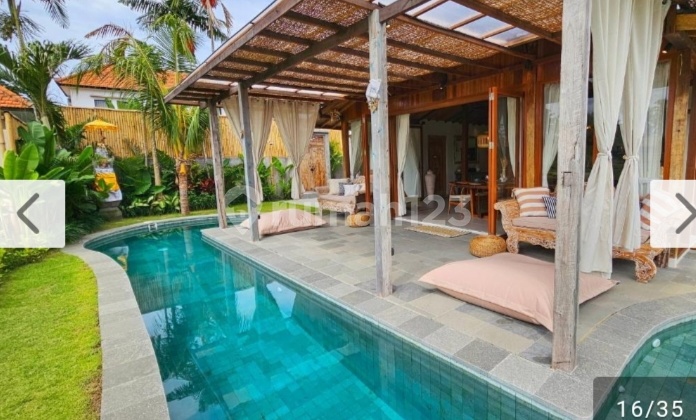 Modern Classic Villa with Rice Field Views, Comfortable Atmosphere Near Ubud