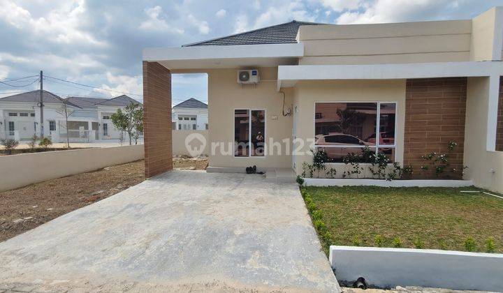 DIJUAL RUMAH CLUSTER KONDISI BARU TYPE 45 POSISI HOOK LOKASI JL KAPAU SARI PEKANBARU 1