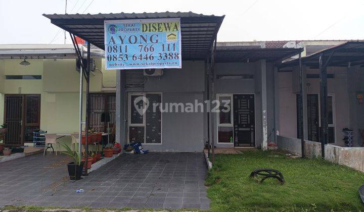 DISEWAKAN RUMAH CLUSTER LOKASI JL. SATRIA / KUANTAN REGENCY - PEKANBARU SIAP HUNI 1