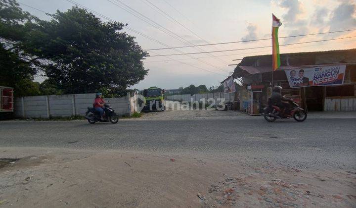  Disewakan Tanah Keras Dan Sudah Pagar Keliling Tepi Jalan Lokasi Jl. Beringin Pekanbaru 2