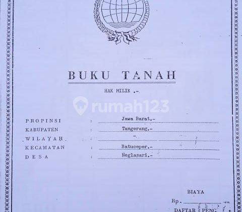 Lahan(tanah)kosong ex.pabrik blao  dgn luas 25.967 mtr.  Legalitas SHM. Lokasi strategis dan bebas banjir, berada di perbatasan DKI Jkt-Tangerang. 2