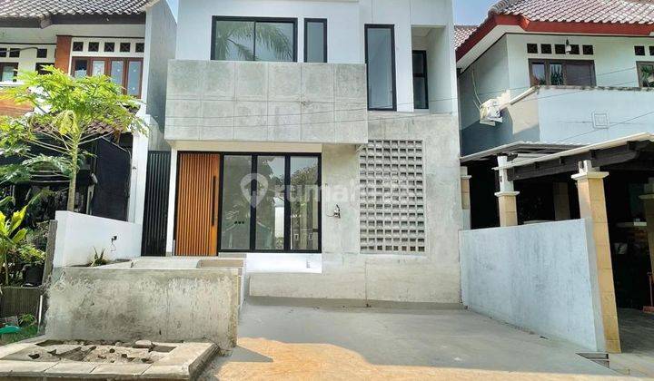 Brand New Modern Minimalis House di Dalam Komplek Cirendeu  1