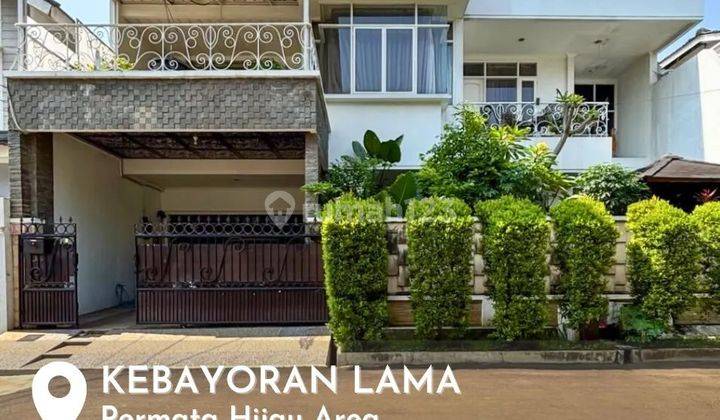 DIJUAL RUMAH MODERN MINIMALIS DALAM KOMPLEK KEBAYORAN LAMA PERMATA HIJAU AREA 1