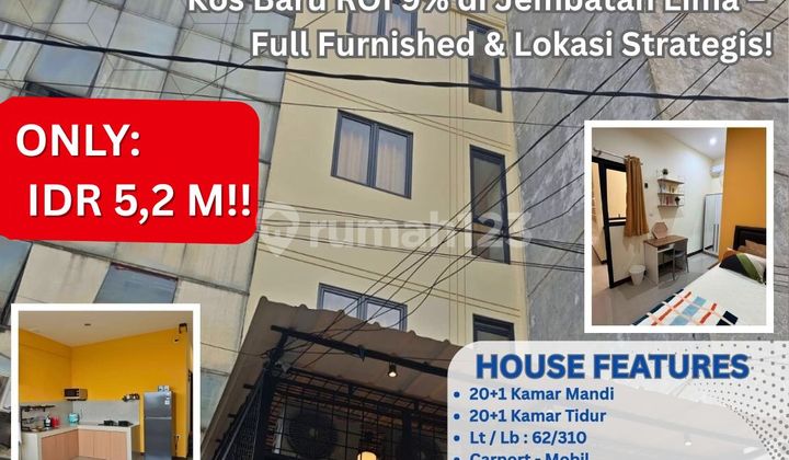 Modern 5-Storey Boarding House – 100% Occupied, Profitable Asset-Net Income 499M/Year! S512