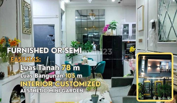  Jatimakmur Kodau Rumah Estetik 2 Lt Interior Cantik Jual Furnish S398 1