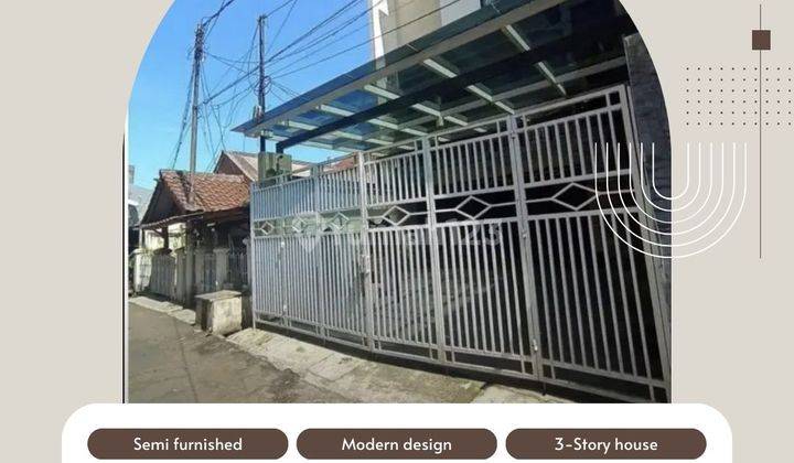 Tebet Barat Jaksel Rumah Design Modern 3 Lt Semi Furnished 261 1