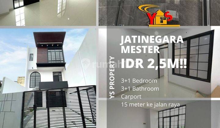 JATINEGARA MESTER RUMAH CANTIK 3 LT DEKAT DENGAN JALAN RAYA S604 1