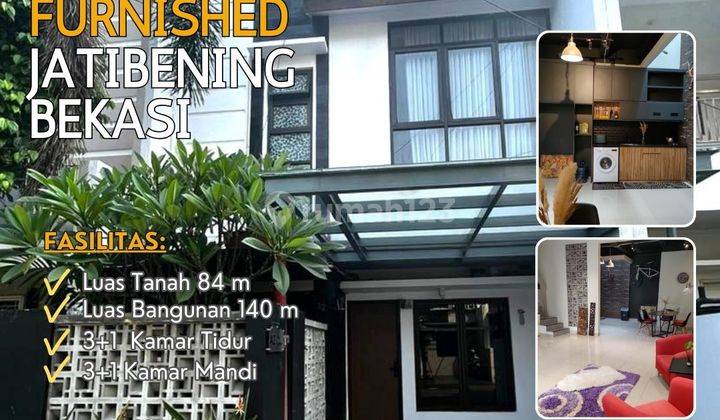 Jatibening Pd Gede Rumah Cluster Cantik Turun Harga Furnished S233 1