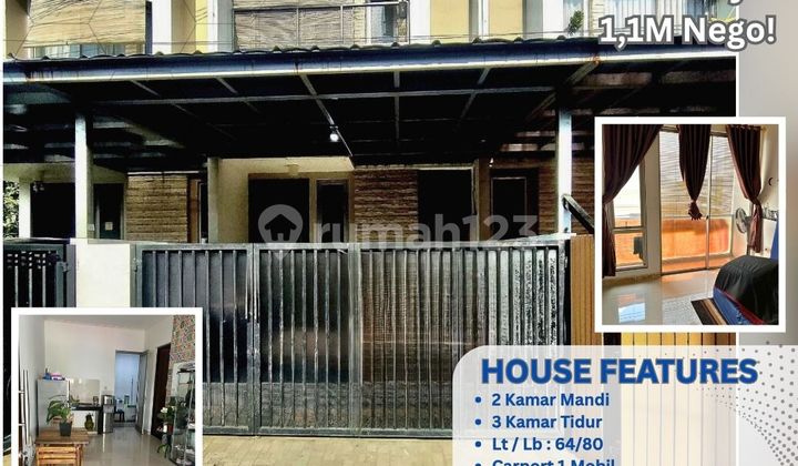 Rumah 2 Lantai sudah SHM di Grand Galaxy City – 1,1M Nego! DD320 Rumah 2 Lantai sudah SHM di Grand Galaxy City – 1,1M Nego! DD320