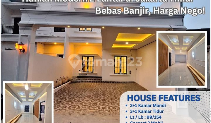 “Rumah 2 Lantai Modern Pondok Bambu, Bonus Kitchen Set & Water Heater” ZN5 “Rumah 2 Lantai Modern Pondok Bambu, Bonus Kitchen Set & Water Heater” ZN5