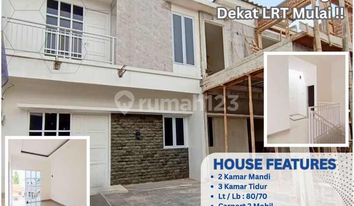 Rumah 2 Lantai Modern SHM Dekat LRT di Jatibening – Mulai 1,075M!
