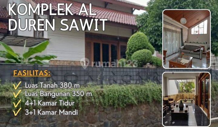  Komplek Al Duren Sawit Rumah 1,5 Lt Semi Mezzanine Konsep Villa 300 1