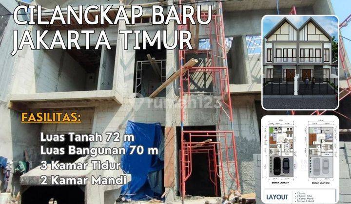  Cilangkap Jakarta Timur Rumah Baru 2 Lt All In Biaya biaya R01 1