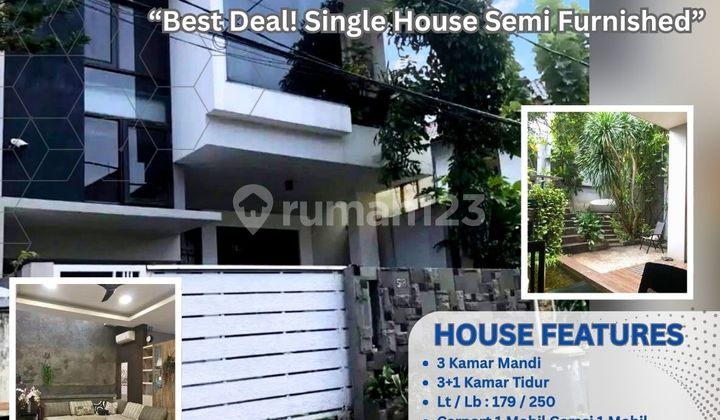 “Siap Huni! Semi Furnished + Taman,  Utan Kayu Jakarta Timur” Z83 1