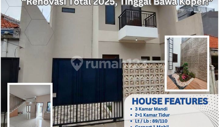 Rumah Cantik Kayu Putih Renovasi Total 2025 - Lokasi Strategis, Siap Huni! 367 1
