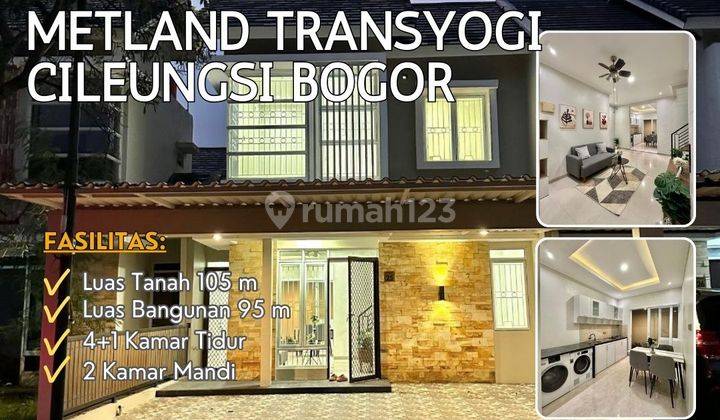  Metland Transyogi Rumah 2 Lt Dalam Cluster Jual Murah Sekali Md01 1