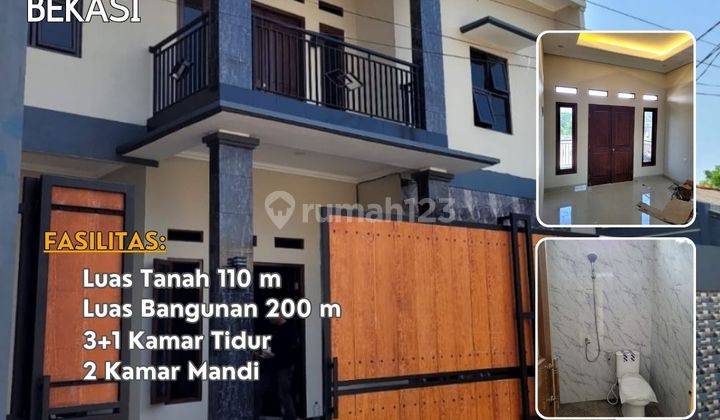  Ratna Jatikramat Bekasi Rumah Baru Kokoh 2 Lt Dekat Jalan Raya 307 1