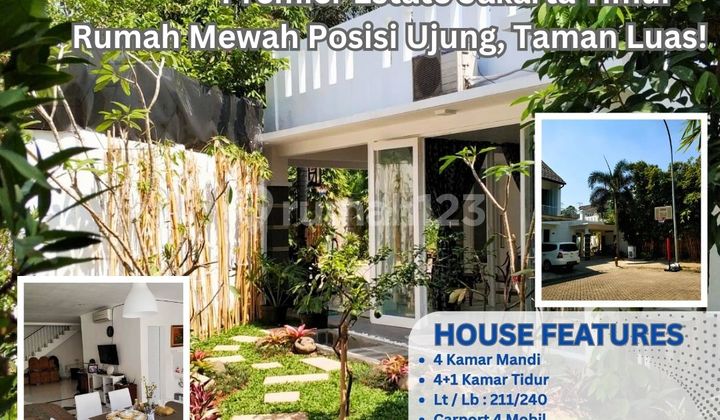 Premier Estate Jakarta Timur – Hunian Eksklusif Ujung Jalan dengan Taman Luas & Fasilitas Lengkap! S597D