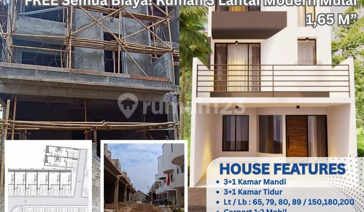 “Harga All In Mulai 1,65 M – Cluster Eksklusif 18 Unit, 3 Lantai di Pondok Kelapa” S705